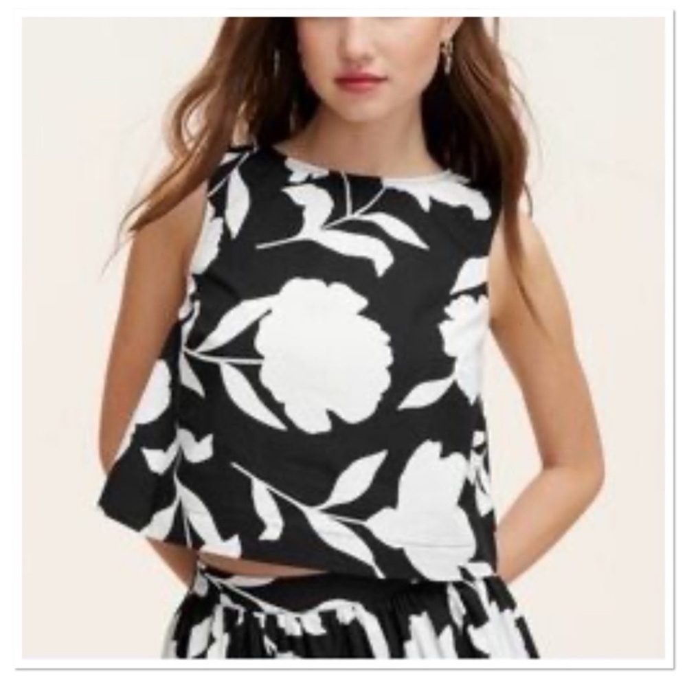 kate spade
Floral Black and White Women's Top Floral Black and White